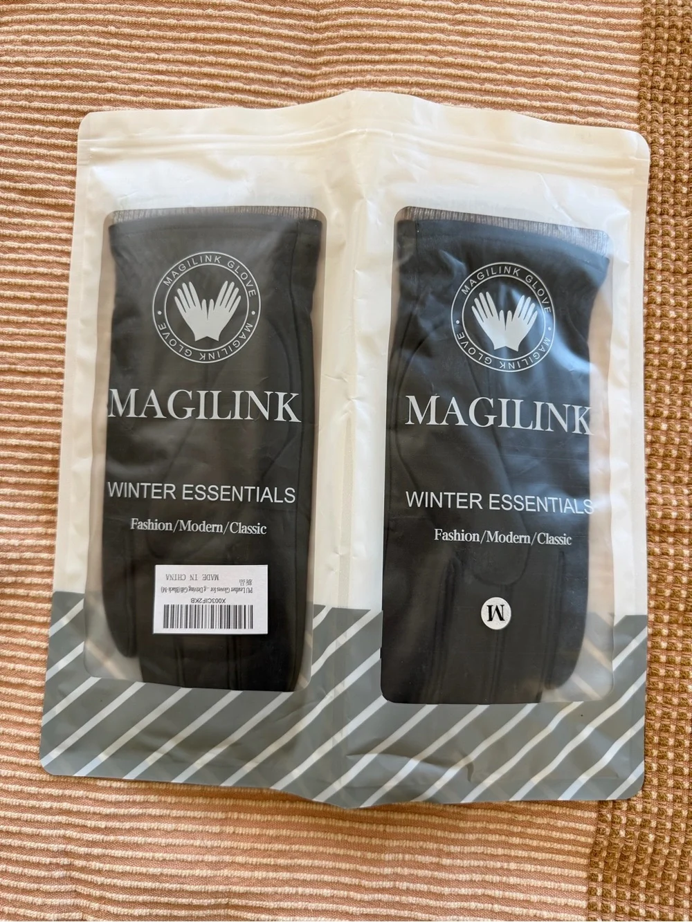 MAGILINK Black Winter Essentials Gloves